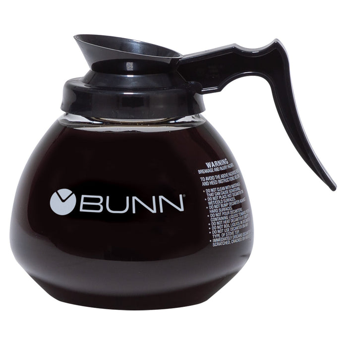 BUNN 42400.0101 - DECANTER,GLASS-BLK 12CUP - BUNN-42400.0101 - Bunn-O-Matic