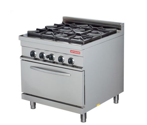 Cozum GR922 - Gas Range 4 burners with oven GN 2/1 - COZ-GR922 - Cozum