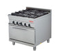 Cozum GR922 - Gas Range 4 burners with oven GN 2/1 - COZ-GR922 - Cozum