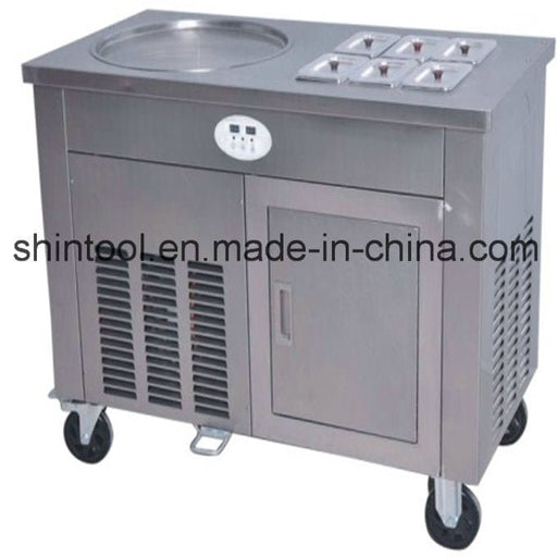 Flat Pan Fry Ice Cream Machine - RH-CB-550Y+6F - Reddhott