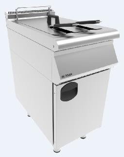 INOKSAN 7FG10 - Gas Deep Fat Fryer Single Bowl 12 Lt - INO-7FG10 - INOKSAN