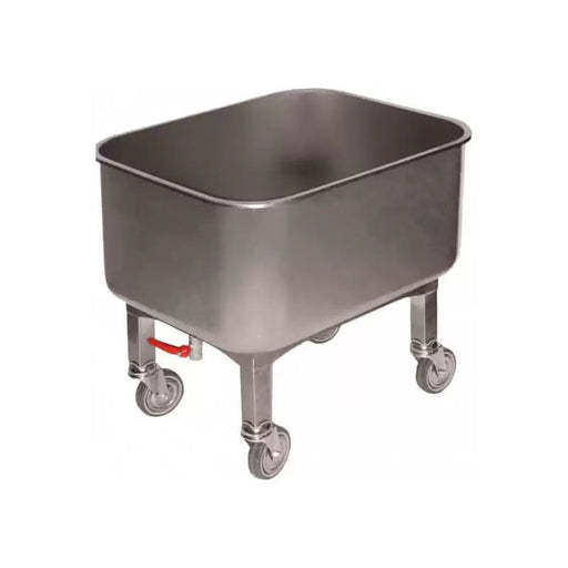 Inox Piave - Bowl with wheels 600x500x600xmm - Made in Italy - INO-IP0059 - Inox Piave