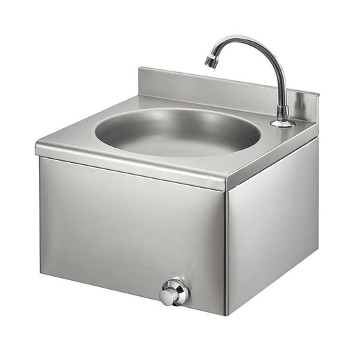 Inox Piave - Hand Wash Sink 400x400x300 mm - Made in Italy - Knee Operated - INO-IP0067 - Inox Piave