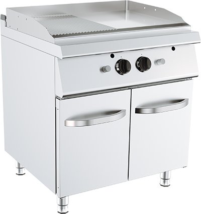 Kusina G7I220G - Gas Fry Top 1/2 Smooth + 1/2 Ribbed with Cupboard - KUSINA-G7I220G - Kusina