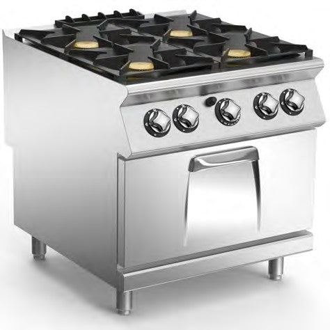 MARENO NC9FG8G32 - 4 Burner Gas Range with Gas Oven - MAR-CR0590080 - Mareno