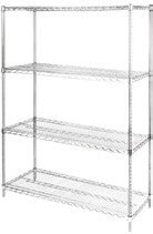 REDDHOTT 186072-4S Stainless Steel 4 Tire Shelf 152 cm - RH-186072-4S - Reddhott