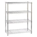 Reddhott 4181C - 4 Tier Chrome Shelving 122 cm - RH-4818C - Reddhott