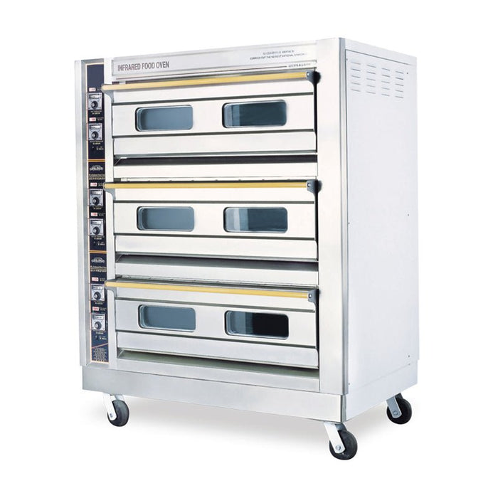 Reddhott PL-6 - Six-trays Three-Deck Electric Oven - RH-PL6 - Reddhott