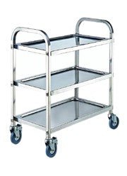 REDDHOTT RRD-L3 - 3 Tiers Stainless Steel Service Trolley - RH-RRDL3 - Reddhott