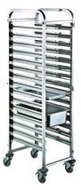 REDDHOTT TR-15D - Stainless Steel Trolley 15 Pans GN 2/1 - RH-TR15D - Reddhott