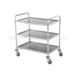 Reddhott YC-103 - 3 Layer Round Tube Dining Cart - RH- YC-103 - Reddhott