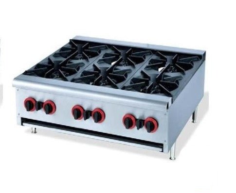 Table Top Gas Stove 6 Burners - RH-RB-6 - Reddhott