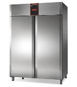 TECNODOM AF14PKMBT - Upright Stainless Steel Freezer 2 Door - DOM-AF14PKMBT - Tecnodom