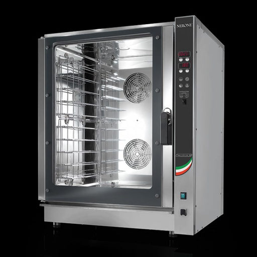 TECNODOM FECLDL10VH2OLAV - Electric Digital AL CAPONE Oven 10 Trays GN 1/1 - DOM-FECLDL10VH2OLAV - Tecnodom