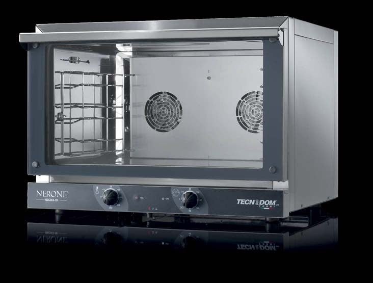 TECNODOM FEM03NEPSV - Electric Mechanical Convection Oven 3 Trays - DOM-FEM03NEPSV - Tecnodom