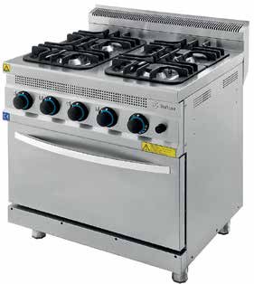 TURHAN 8070-KUZ - 4 Burners Gas Range with Oven - TUR-8070-KUZ-LPG - Turhan Celik