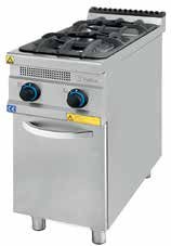 TURHAN TC.90CG400 - 2 Burners Gas Cooker with Cupboard - TUR-TC.9OCG401 - Turhan Celik