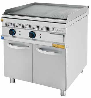 TURHAN TC.9IE800 - Electric Fry Top 80 cm - Smooth Plate - TUR-TC.9IE800 - Turhan Celik